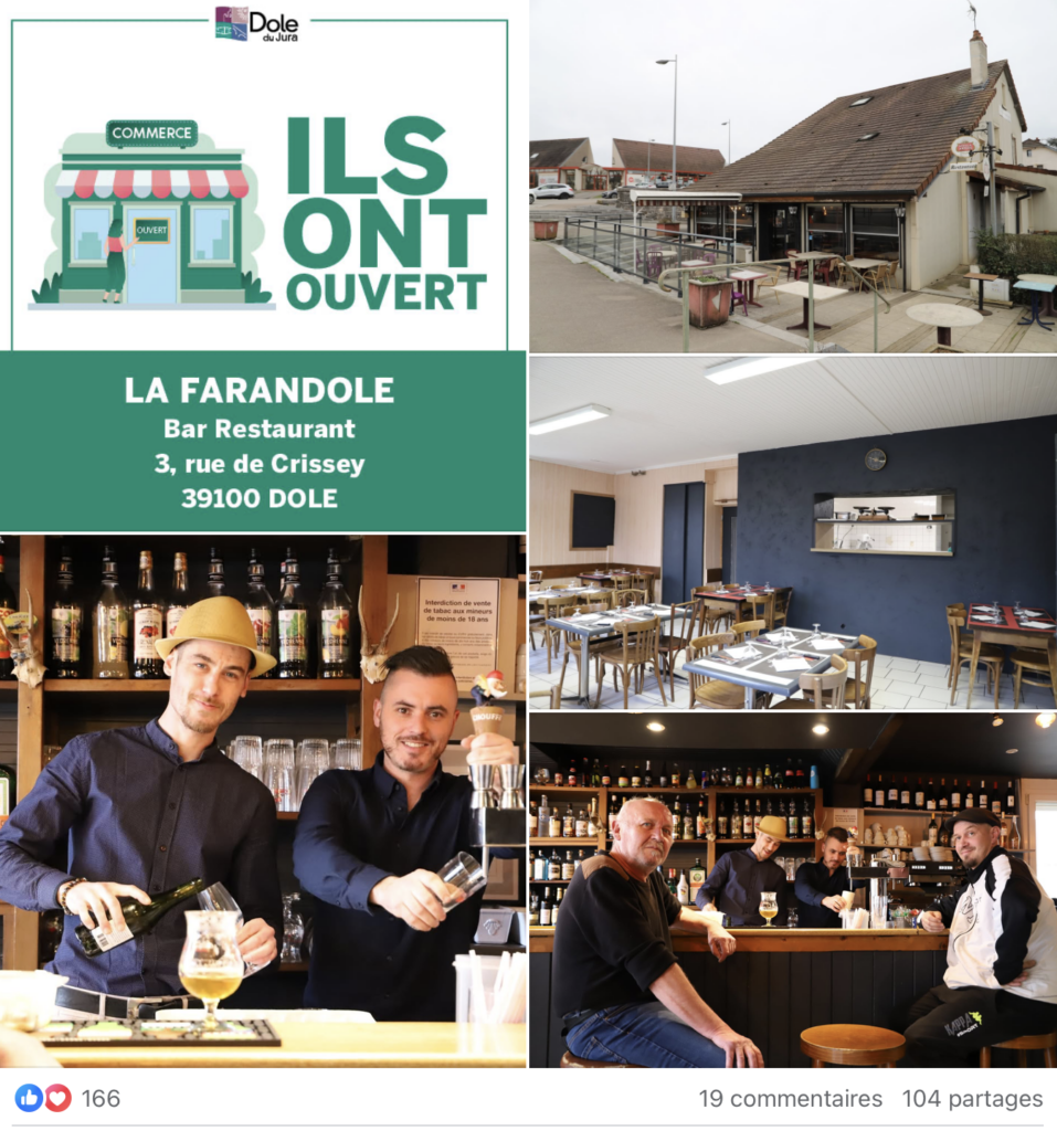 exemple de post réalisé durant mon premier stage